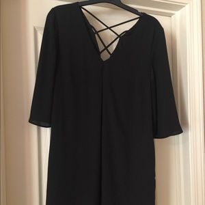 Black cocktail dress.